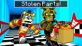 FNAF Parts & Services Room STOLEN?! in Minecraft Security Breach