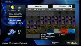 NBA Live 10 (USA) - Lakers vs Pacers, PSP.