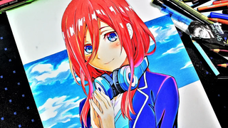 ภาพวาด --Miku Nakano The Quintessential Quintuplets