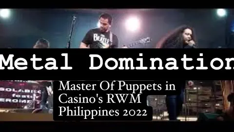 Master Of Puppets - Metallica(cover ) SOLABROS first band to play metal in Resorts World Manila2022