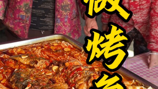 Braised fish tastes amazing on a snowy day during Laba Festival, haha!