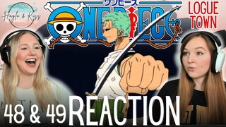 We Made It To Logue Town! | ONE PIECE | Reaction 48 & 49