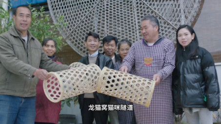 #乡村手艺人 一通“胡编乱造”水果篮变猫窝，夕阳产业迎来了朝阳——保留初衷的同时与时俱进——这、才是非遗传承的意义所在吧？ #传统手艺 #竹编猫窝 #被迫转行