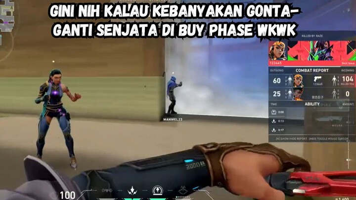 Gini Nih Kalau Kebanyakan Gonta-Ganti Senjata di Buy Phase!