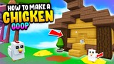 How to Build a Chicken COOP!! in Roblox Islands (Skyblock)