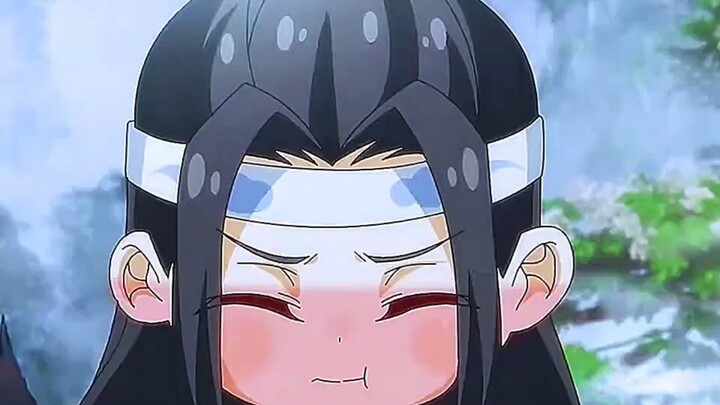 Lan Zhan suka mengukir Wei Ying setelah minum
