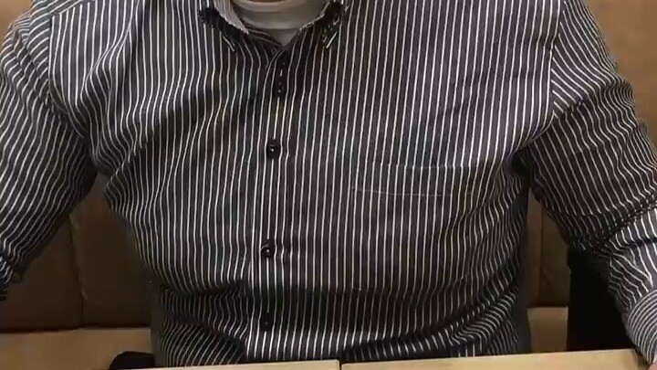 A Japanese person who finishes a bowl of beef in 12 seconds.