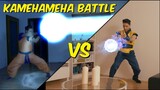 Evolution Goku vs Anime Goku KameHameHAAA.....