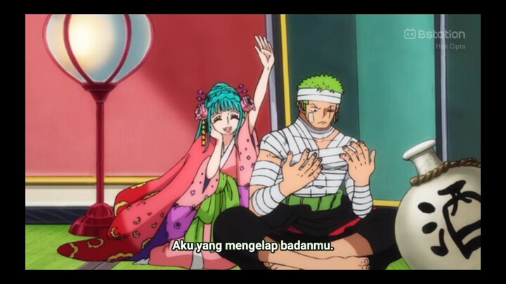 momen lucu Zoro & Sanji