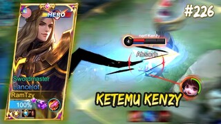 LANCELOT RAM SW VS KENZY, GG KENZY | LANCELOT GAMEPLAY #226 | MOBILE LEGENDS BANG BANG