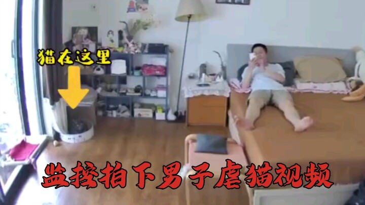 Surveillance Captures Video of Man Torturing a Cat