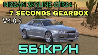 nissan gtr34 skyline 👉best gearbox car parking multiplayer v4.8.5 new update