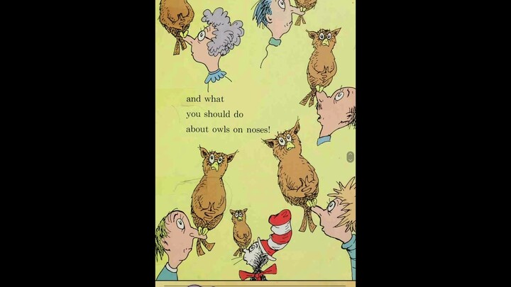 I Can Read With My Eyes Wide Shut by Dr. Seuss, Story Book Read Through, Starring the Cat in the Hat