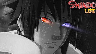 Sasuke Uchiha's Mangekyō Sharingan + Rinnegan (Shindo Life)