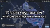 All 13 Location Bounty List In Map Abyss with some tricks ! [ Tower Of Fantasy ]