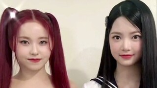 06双忙内！NMIXX张圭真&LESSERAFIM洪恩採好可爱！