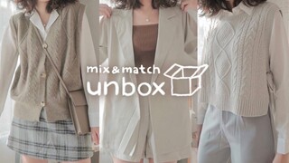 UNBOX EP.8 📦 แกะกล่องเสื้อผ้าเอามา Mix & Match✨ l mackcha