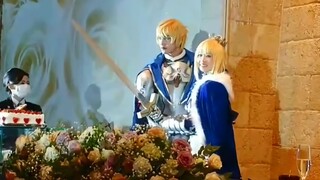 Đời sống|Cosplay thành Altria trong hôn lễ