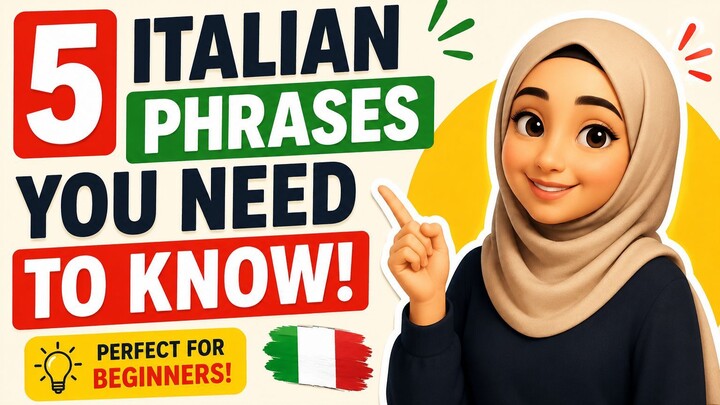 “Want to learn Italian Start with these 5 words