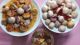 có một món cà pháo ra hai món chay dân dả hao cơm
