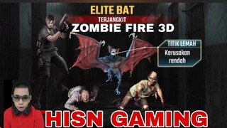 game zombie fire 3D,  elite bat terjangkit virus