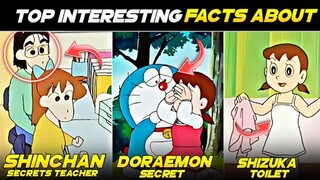 Top 6 Interesting Fact About Doraemon, Shinchan And Perman | Shizuka Bathroom, Shinchan Secret