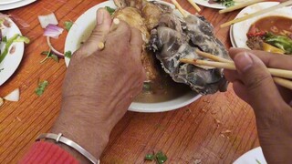 It's broken, the old man found it.