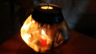 How to make wind lanterns from beer cans