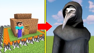 SCP-049 TẤN CÔNG NHÀ ĐƯỢC BẢO VỆ CỦA NOOB | TROLL NHÀ NOOB