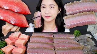 [ONHWA] Stingray sashimi & raw stingray liver & makgeolli chewing sound! *Hongeo-hoe💕