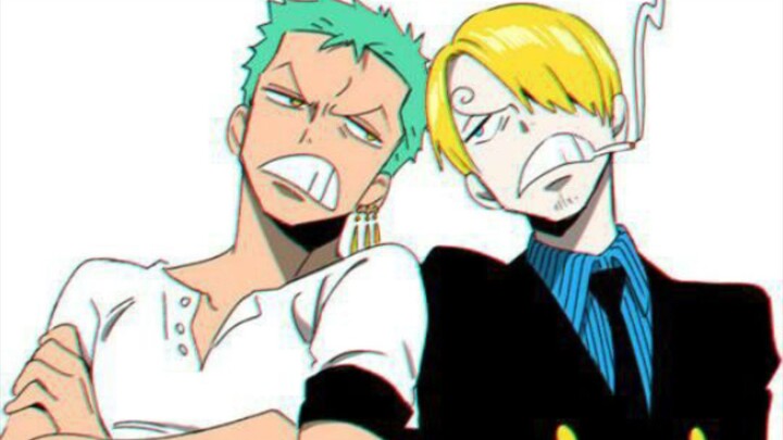 ketika zoro sanji digosipin tepat dihadapan mereka🤣