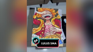 Coret-coret LULUS onepiece ryliantumbel luffy anime wibu gear5