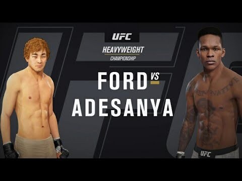 XARDER FORD VS ISRAEL ADESANYA || UFC 4 GAMEPLAY