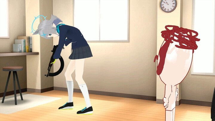 [Azur Lane MMD] The white boy who is preparing to rob all the banks in the city with sensei