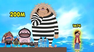 Cao Hơn 200M | Top 10 Người Khổng Lồ Mạnh Nhất One Piece