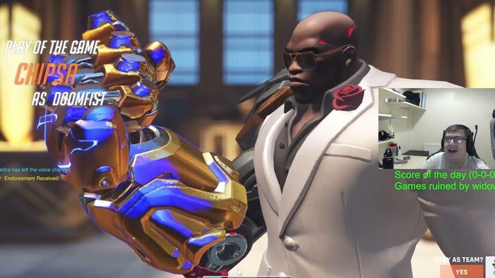 Overwatch 2 Toxic Doomfist God Chipsa ทำลายล้างทีมศัตรูทั้งหมด