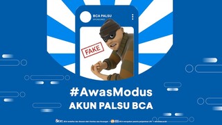 #AwasModus Iklan Akun Palsu BCA!