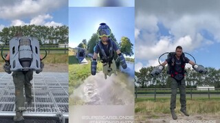 Iron Man sungguhan! Terbang di atas air dengan mesin jet bertenaga 1200 tenaga kuda