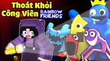 Noob Ruby Thử Thách 24h Thoát Khỏi Công Viên RAINEBOW FRIEND 2 Trong Minecraft !!!!
