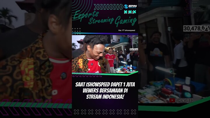 Saat Ishowspeed Dapet 1 Juta Viewers Bersamaan Di Stream Indonesia!