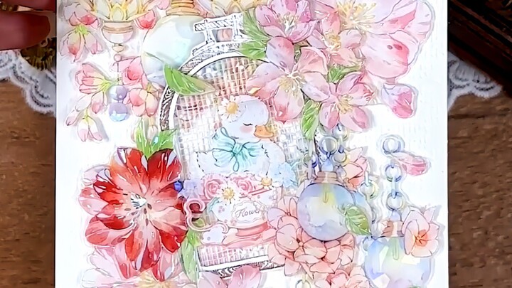 ASMR - Journaling with me - Dreamy flower duck🦢🌸