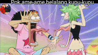 one piece lucu. pok ame-ame belalang kupu-kupu