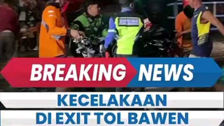 Kronologis kejadian kecelakaan di pintu keluar tol Bawean semarang