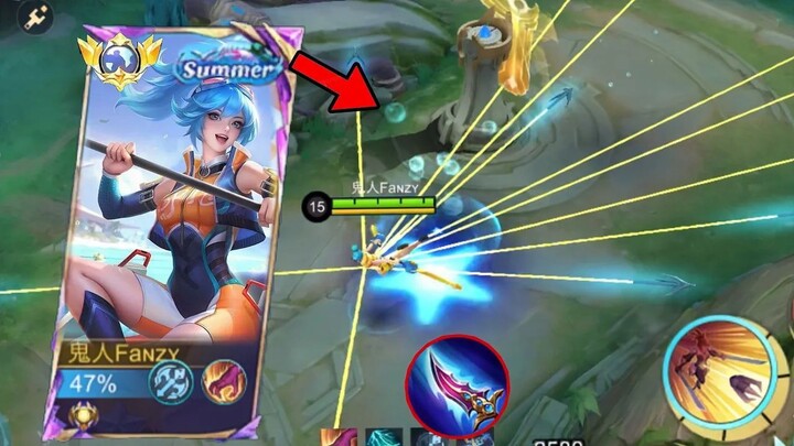 BEST FANNY LIFEGUARD GAMEPLAY RANKGAME - MLBB