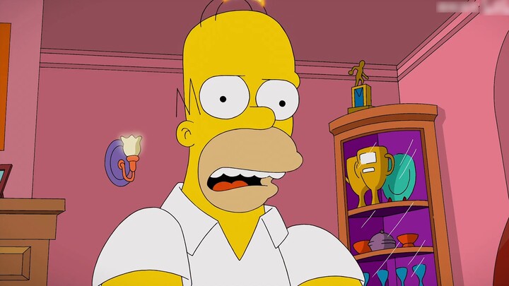 The Simpsons: Bart transforms into Tony and gives Maggie the same hairstyle