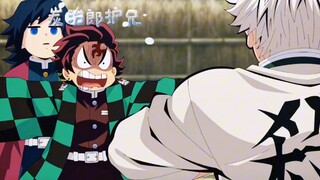 炭治郎和义勇的师兄情 义勇真的是个好师兄