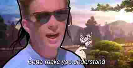 Demon slayer but is rick roll