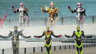 Kamen Rider Gochard: Legend transforms into Zero Two and Supreme Emperor Zi-O, the three greatest kn