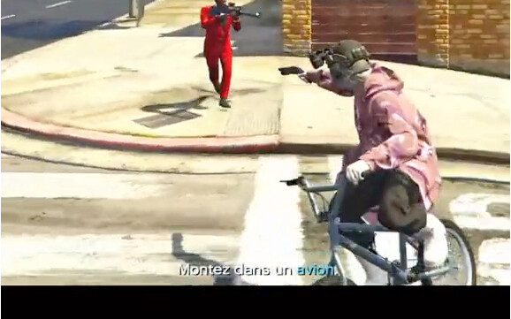 【GTA5】เมื่อคุณดึงจักรยานออกมาท่ามกลางการต่อสู้อันดุเดือด