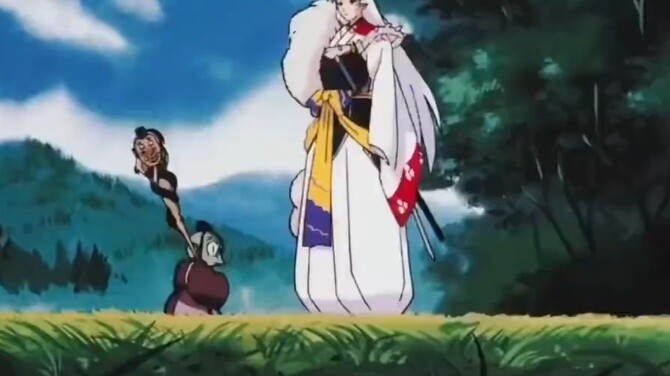 Kelembutan Seshomaru hanya untuk Ling